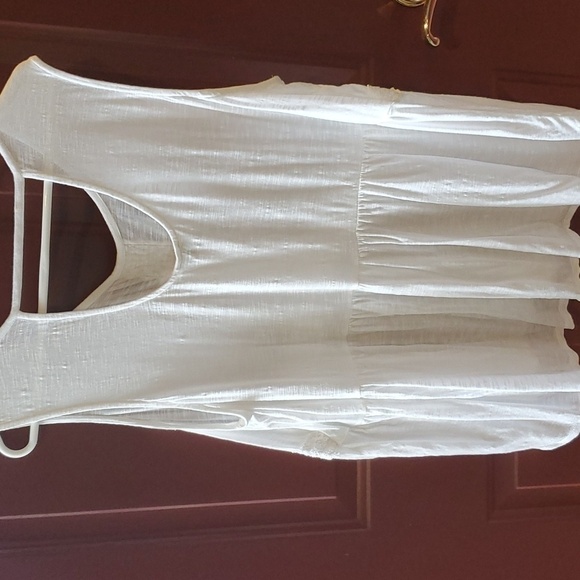 True Craft white sleeveless top lace trim  2X 100 % viscose - Picture 2 of 10